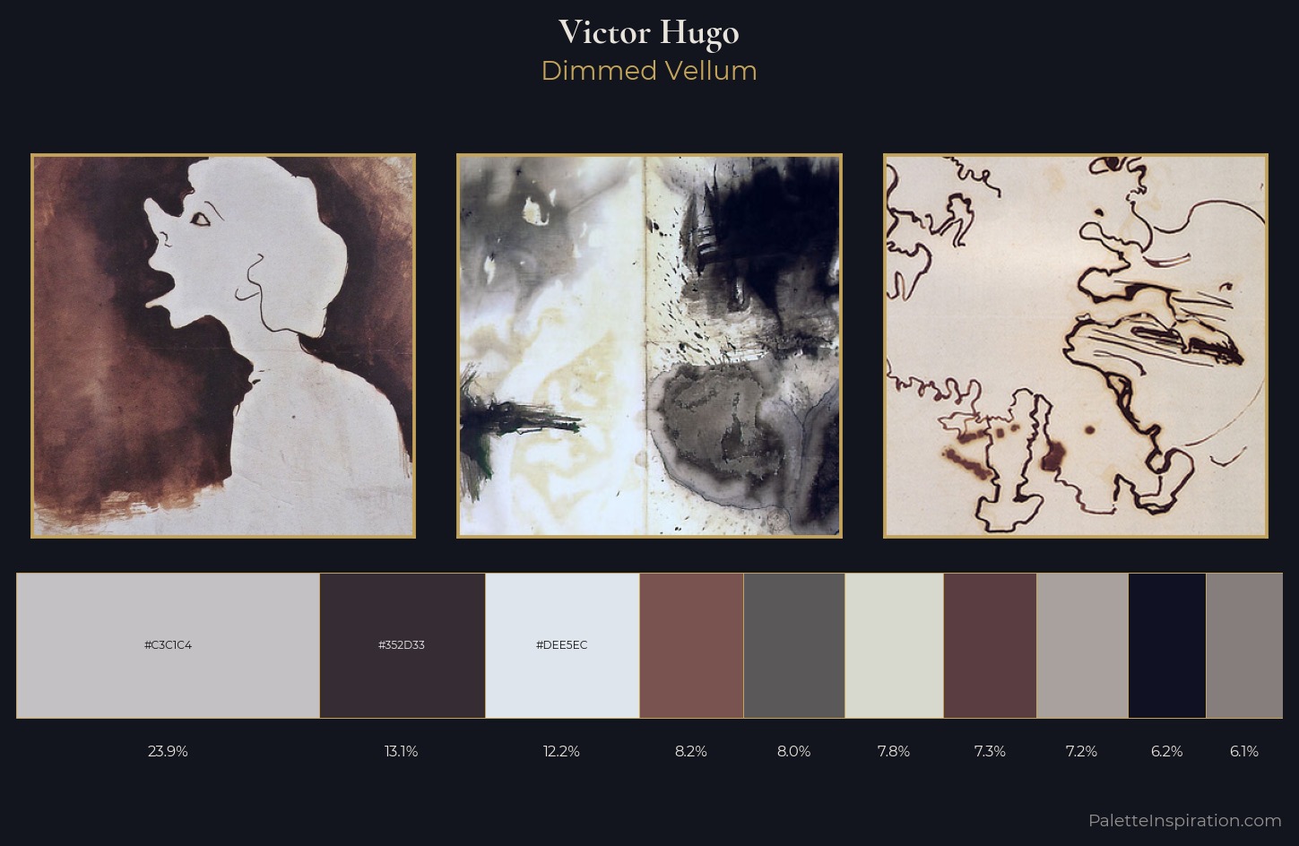 Victor Hugo Palette 4 — Dimmed Vellum