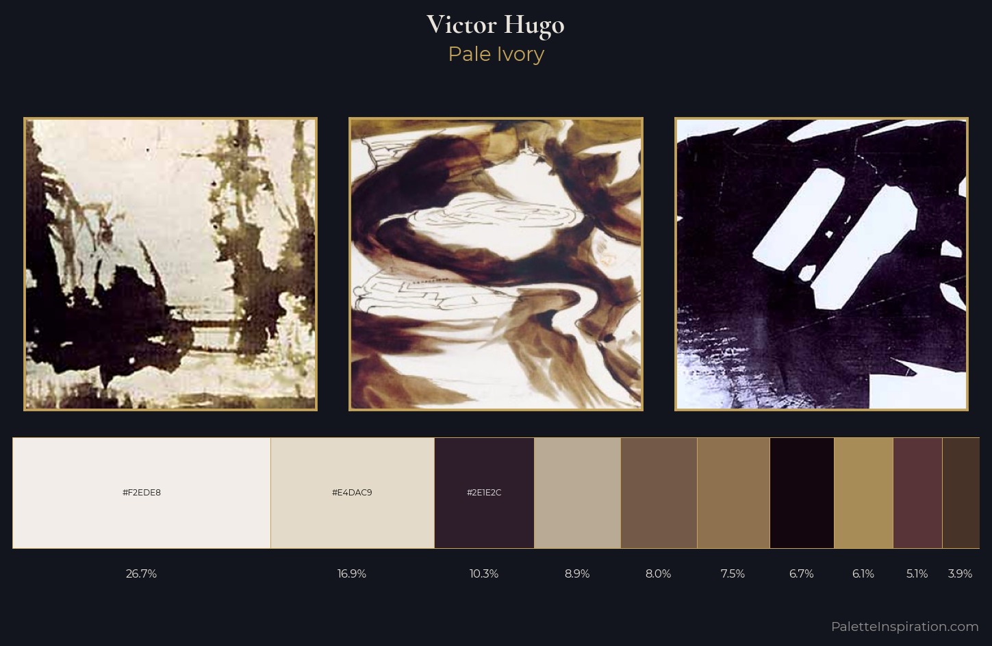 Victor Hugo Palette 5 — Pale Ivory