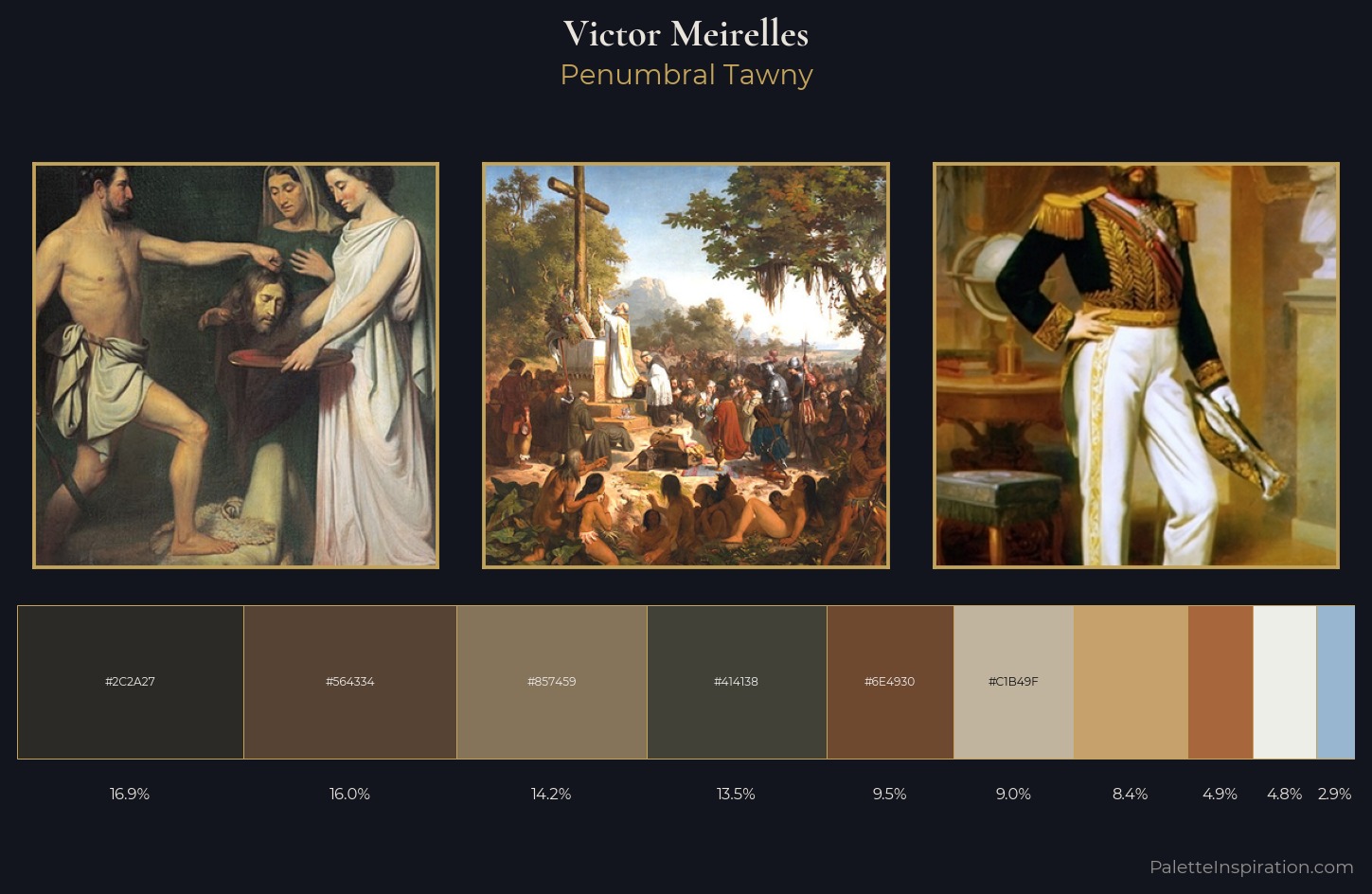 Victor Meirelles Palette 3 — Penumbral Tawny