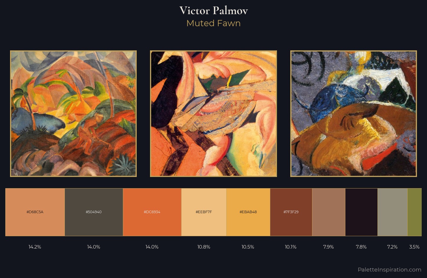 Victor Palmov Palette 1 — Muted Fawn