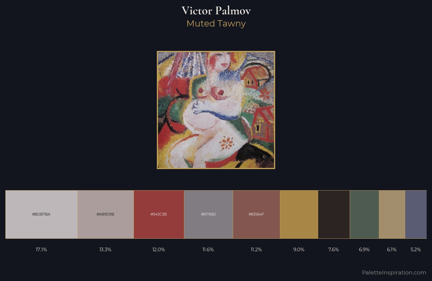 Victor Palmov Palette 3 — Muted Tawny