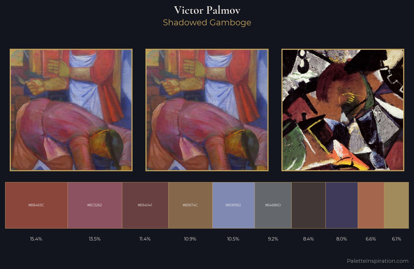 Victor Palmov Palette 5 — Shadowed Gamboge