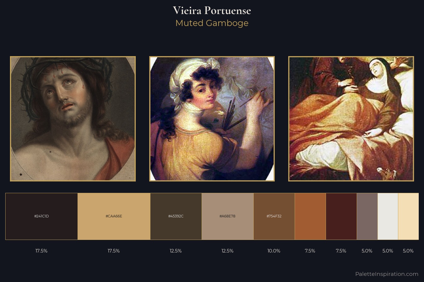 Vieira Portuense Master Palette — Muted Gamboge