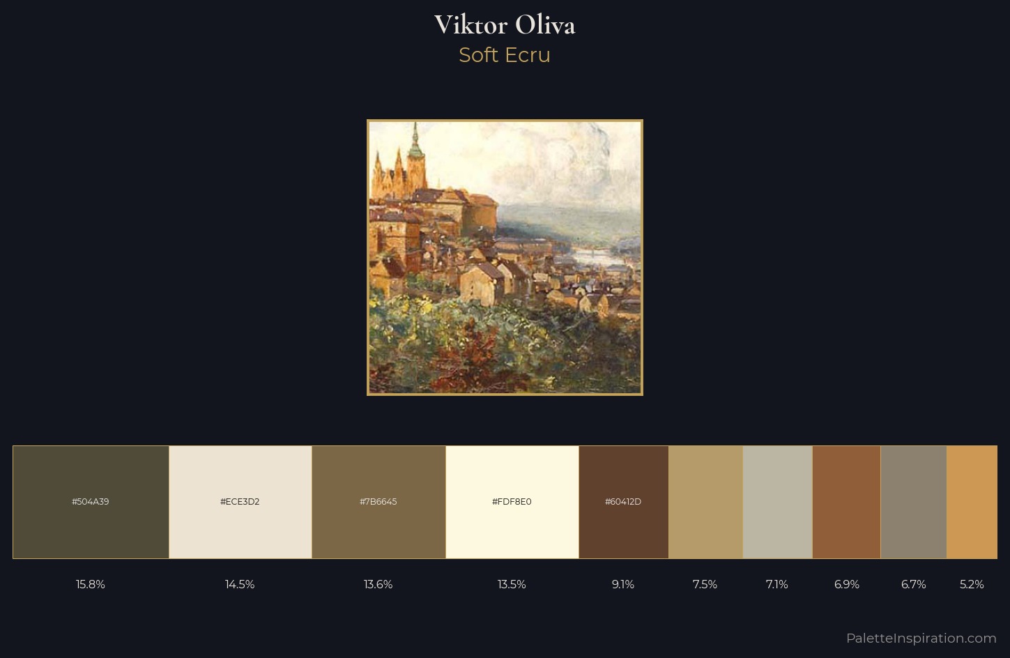 Viktor Oliva Palette 1 — Soft Ecru