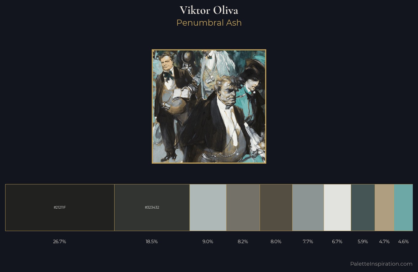 Viktor Oliva Palette 2 — Penumbral Ash