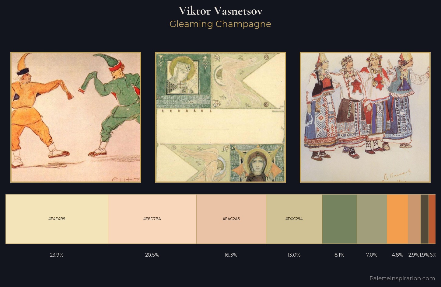 Viktor Vasnetsov Palette 1 — Gleaming Champagne