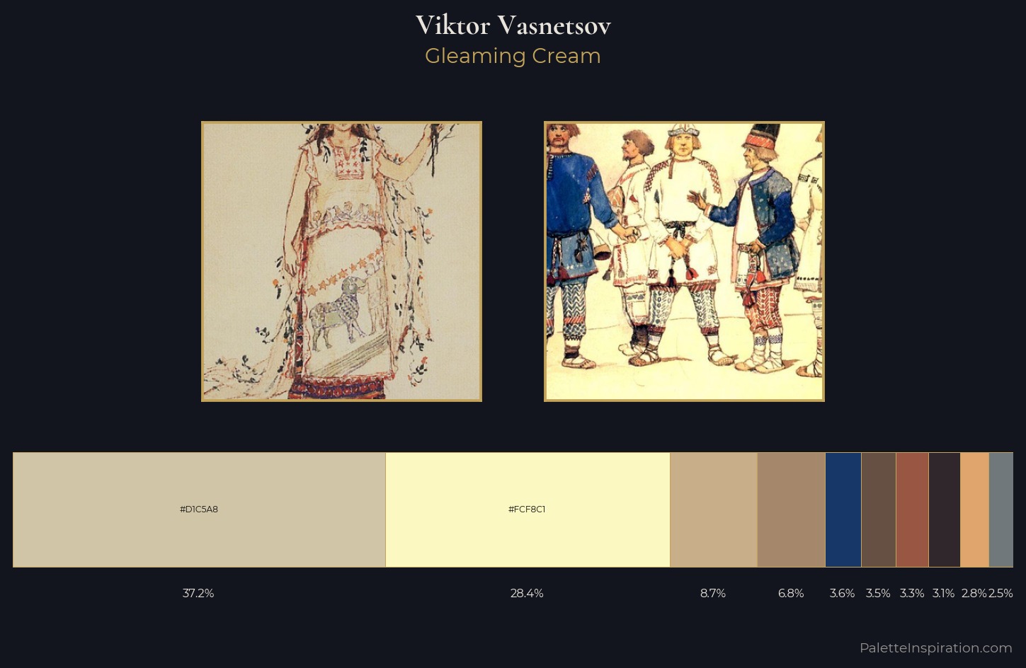 Viktor Vasnetsov Palette 6 — Gleaming Cream