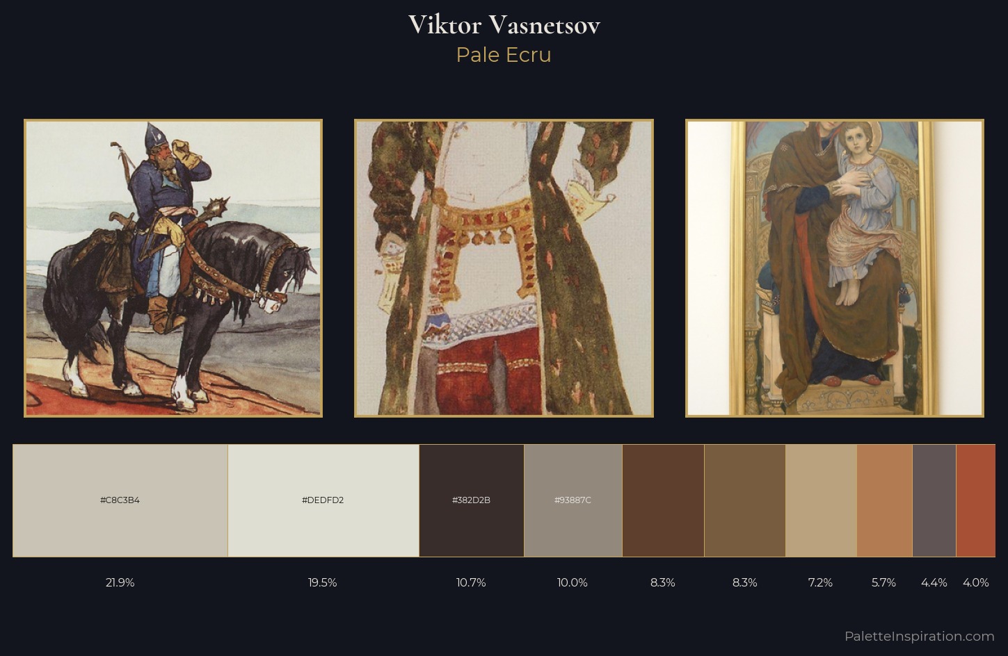 Viktor Vasnetsov Palette 7 — Pale Ecru