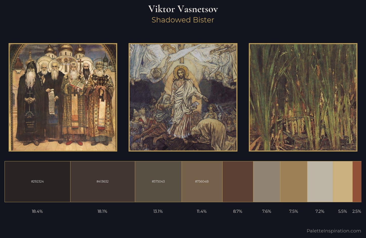 Viktor Vasnetsov Palette 11 — Shadowed Bister