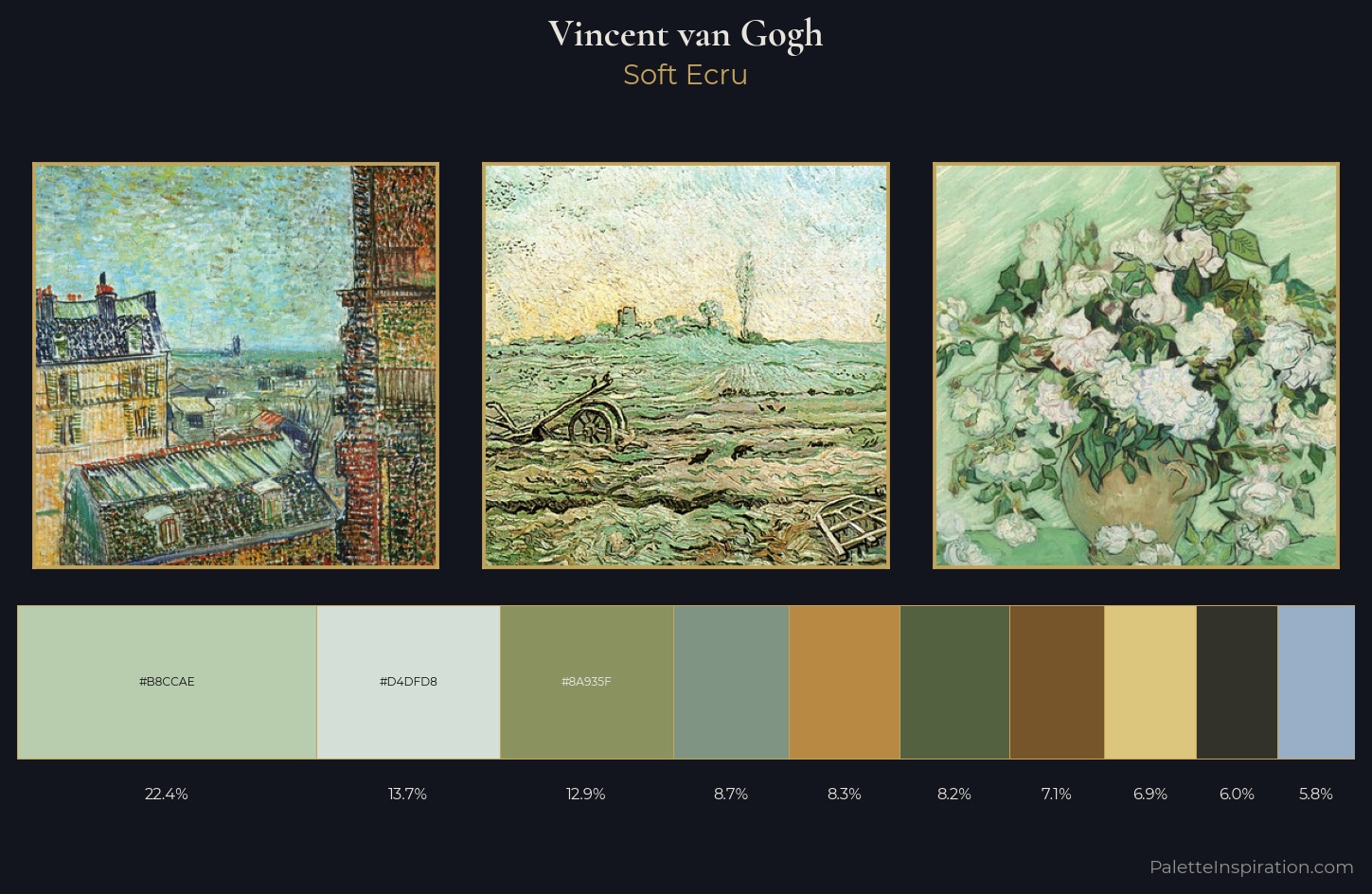 Vincent van Gogh Palette 2 — Soft Ecru