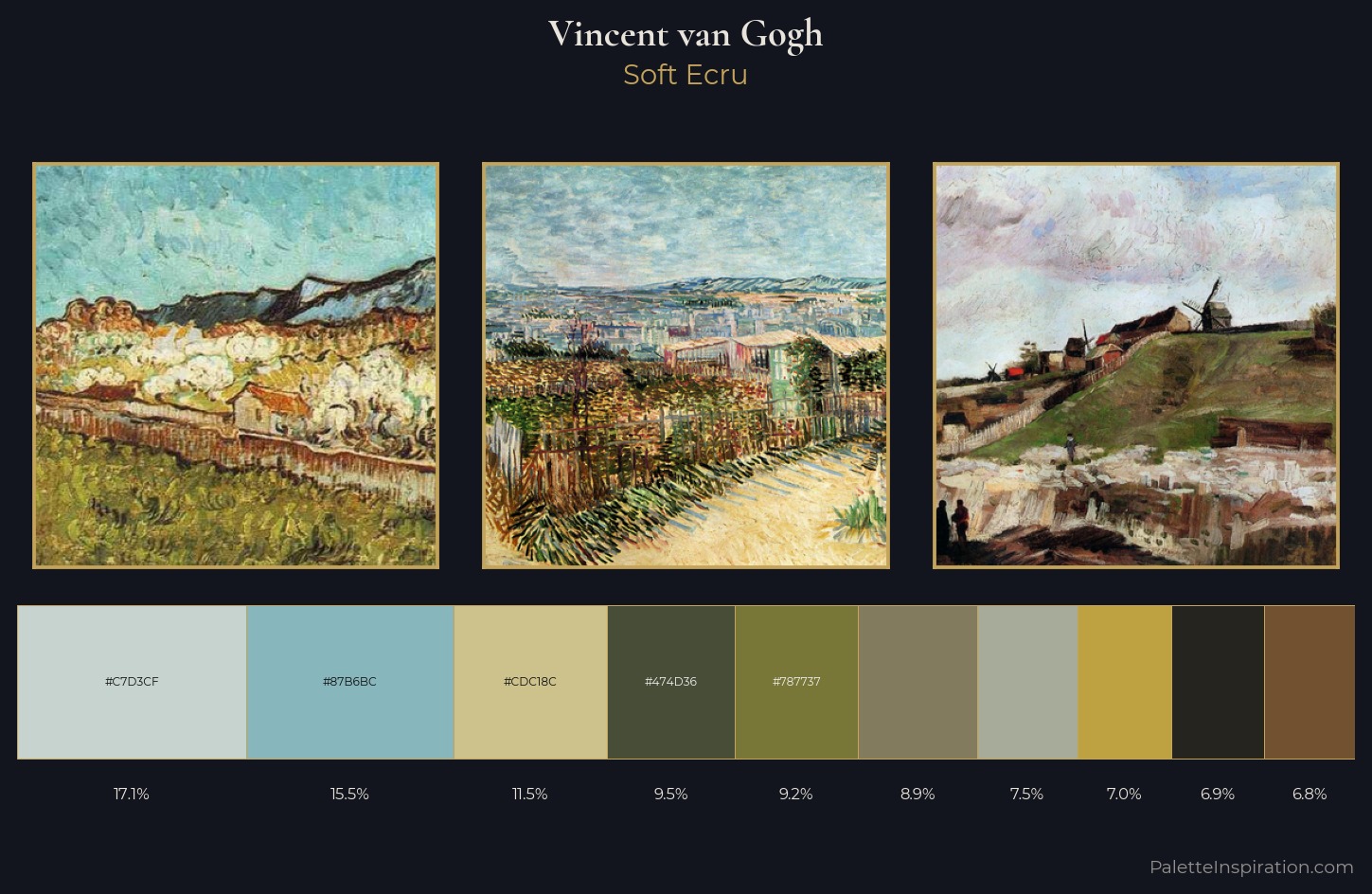 Vincent van Gogh Palette 8 — Soft Ecru