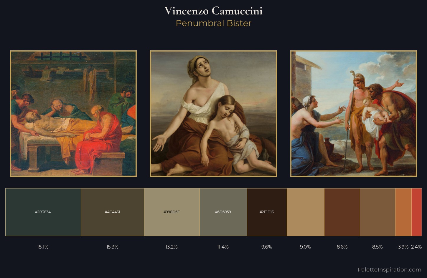 Vincenzo Camuccini Palette 5 — Penumbral Bister