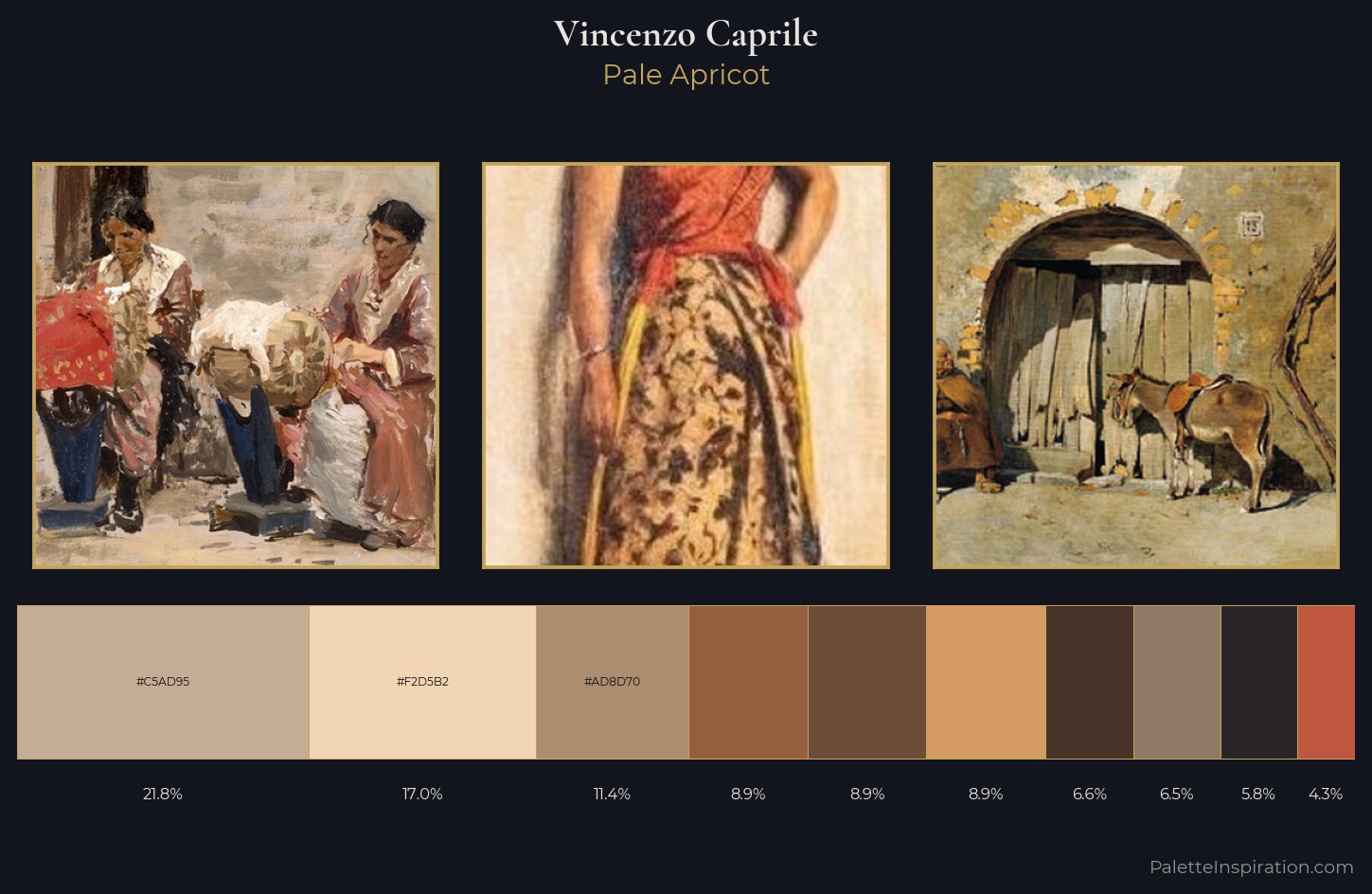 Vincenzo Caprile Palette 6 — Pale Apricot