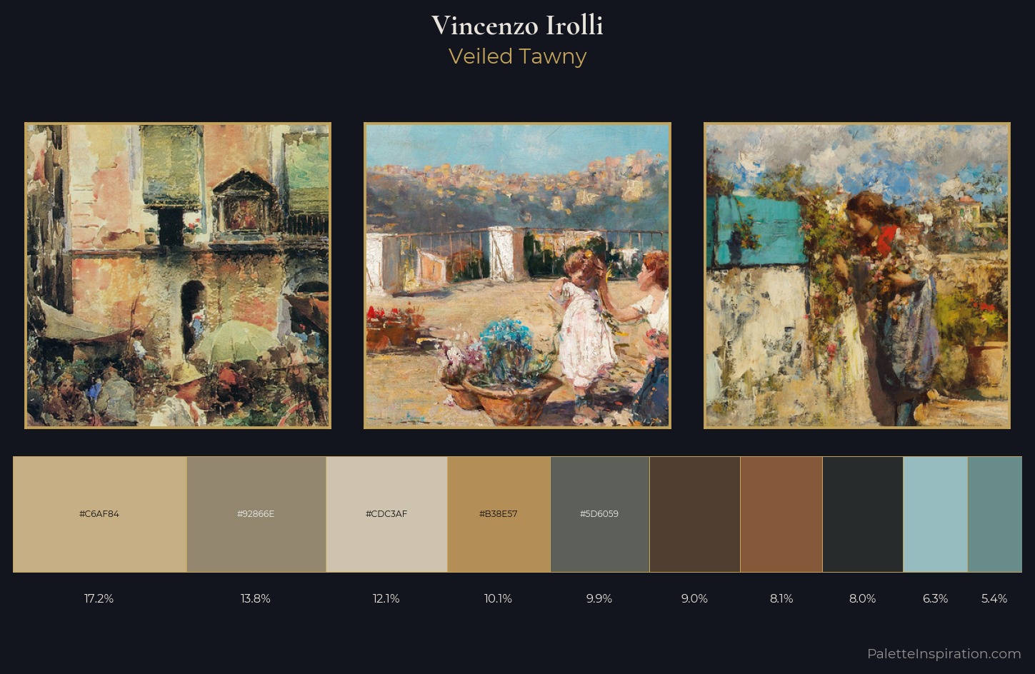 Vincenzo Irolli Palette 1 — Veiled Tawny