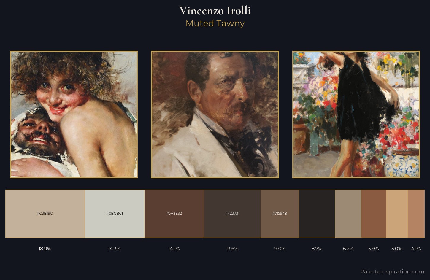 Vincenzo Irolli Palette 2 — Muted Tawny
