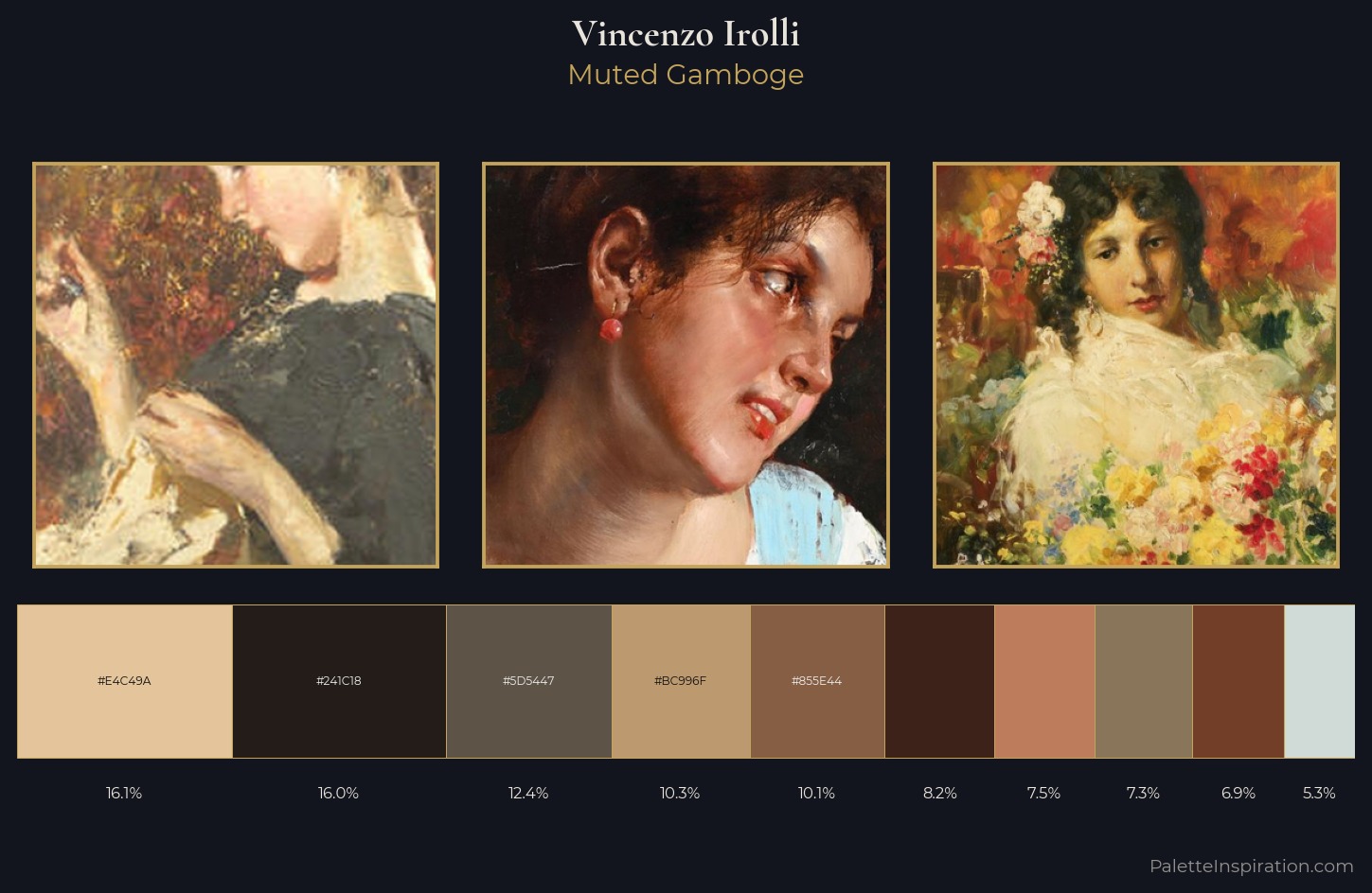 Vincenzo Irolli Palette 3 — Muted Gamboge