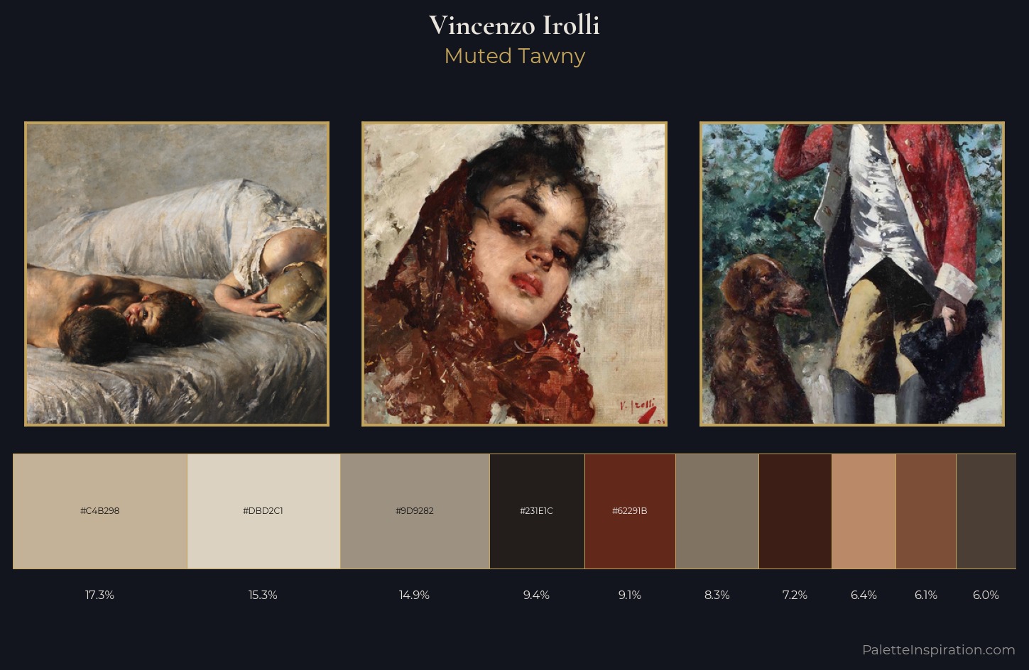 Vincenzo Irolli Palette 4 — Muted Tawny