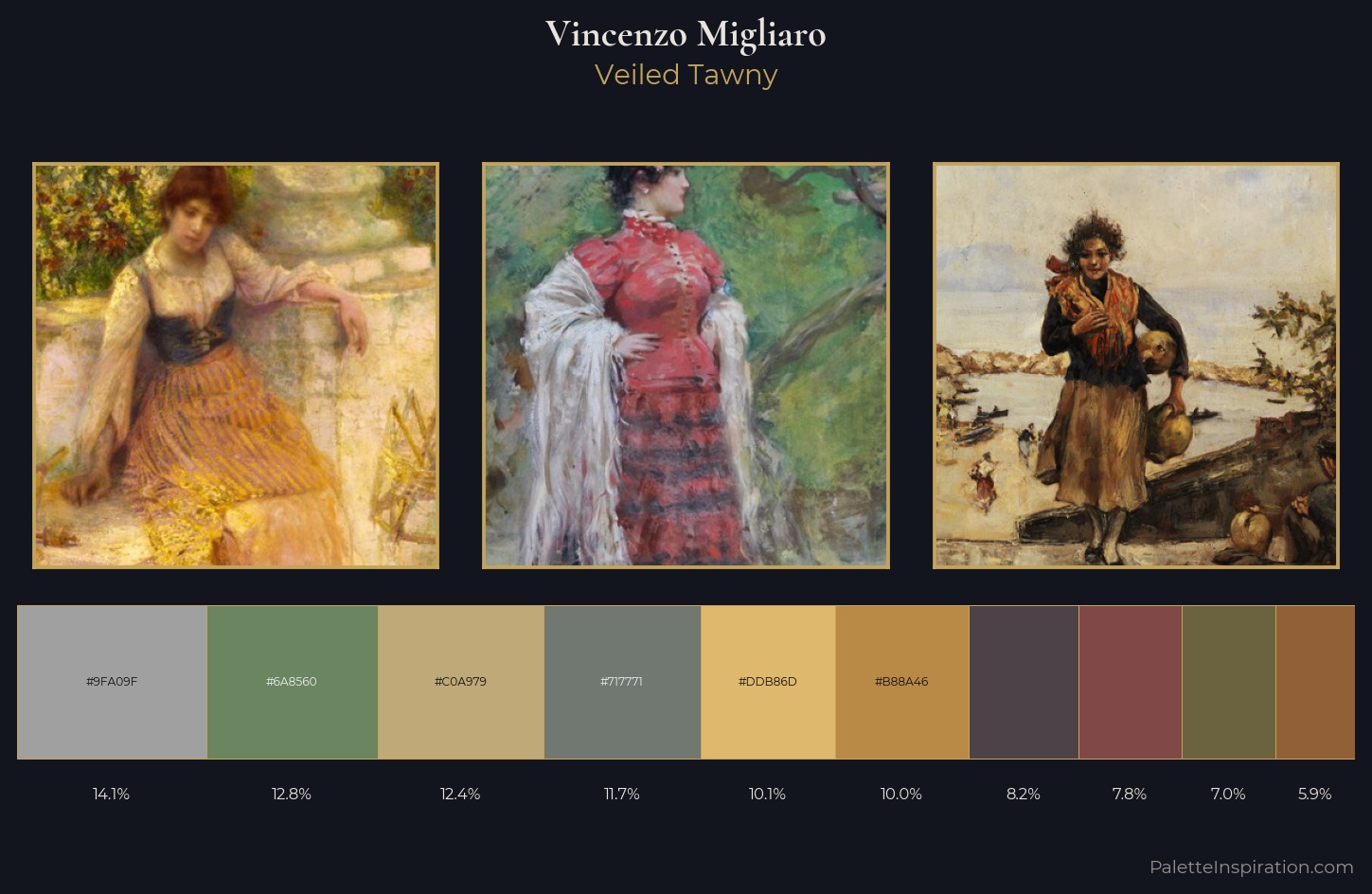 Vincenzo Migliaro Palette 1 — Veiled Tawny