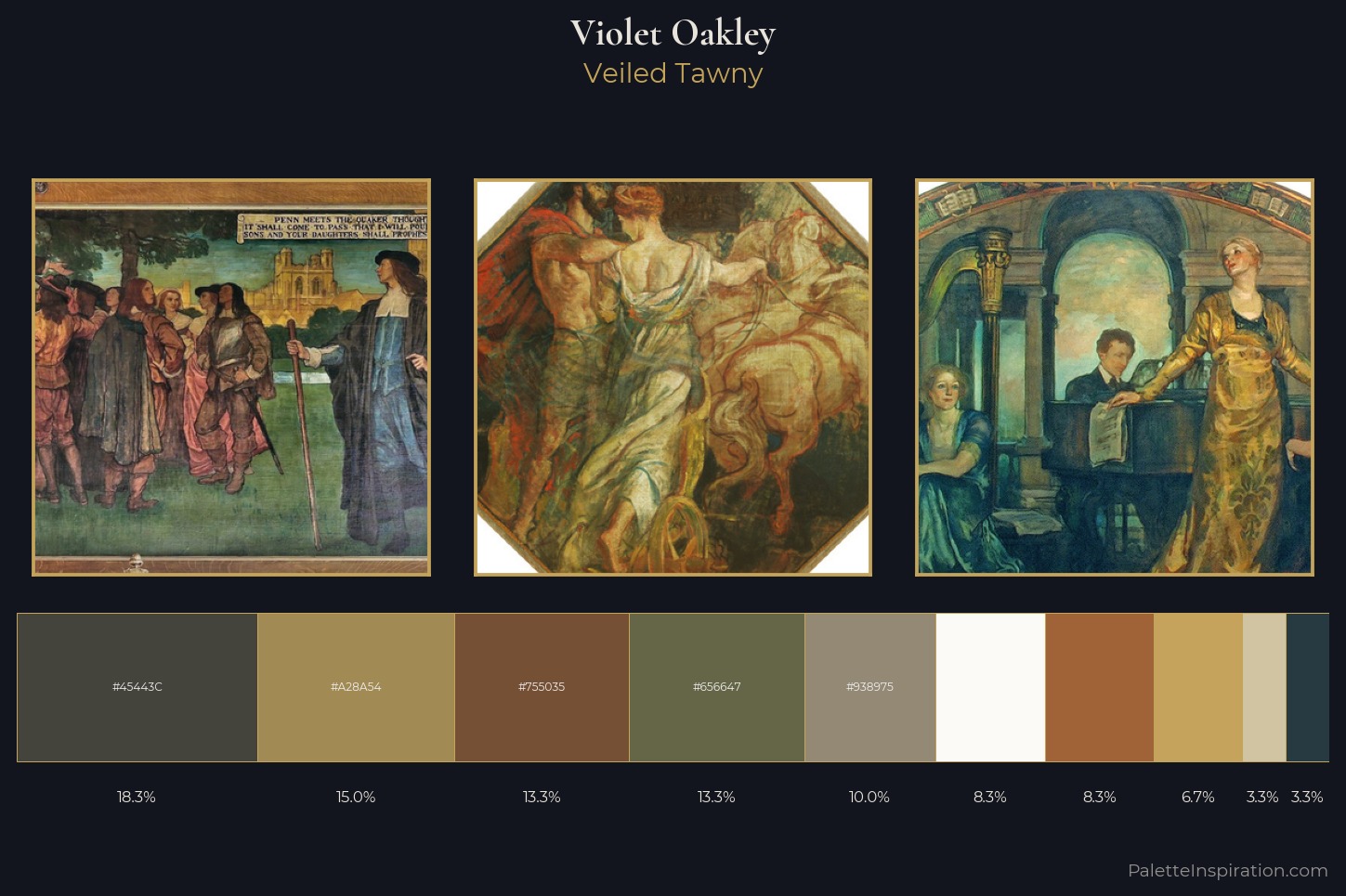 Violet Oakley Master Palette