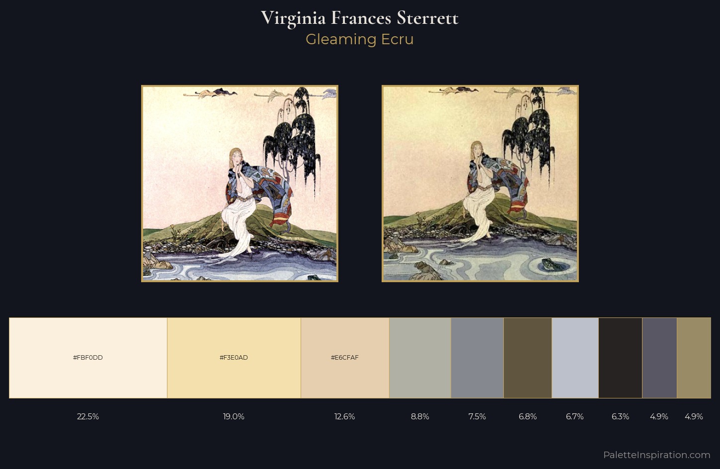 Virginia Frances Sterrett Palette 1 — Gleaming Ecru