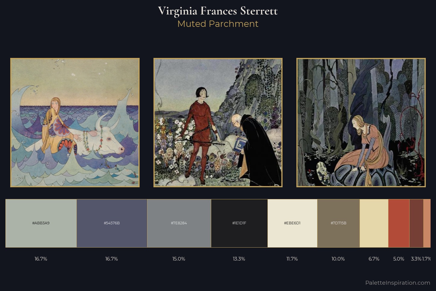 Virginia Frances Sterrett Master Palette — Muted Parchment