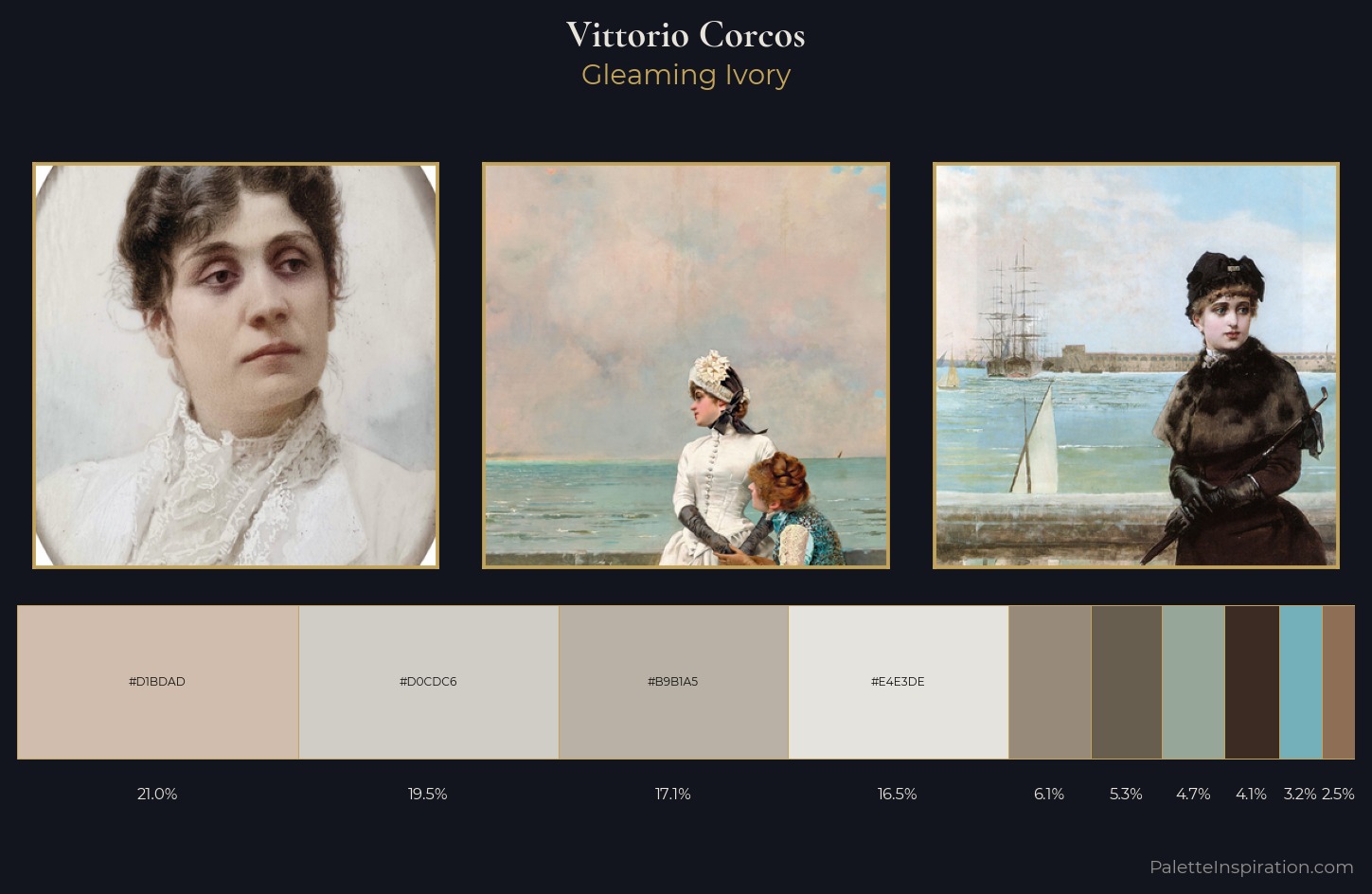 Vittorio Corcos Palette 1 — Gleaming Ivory