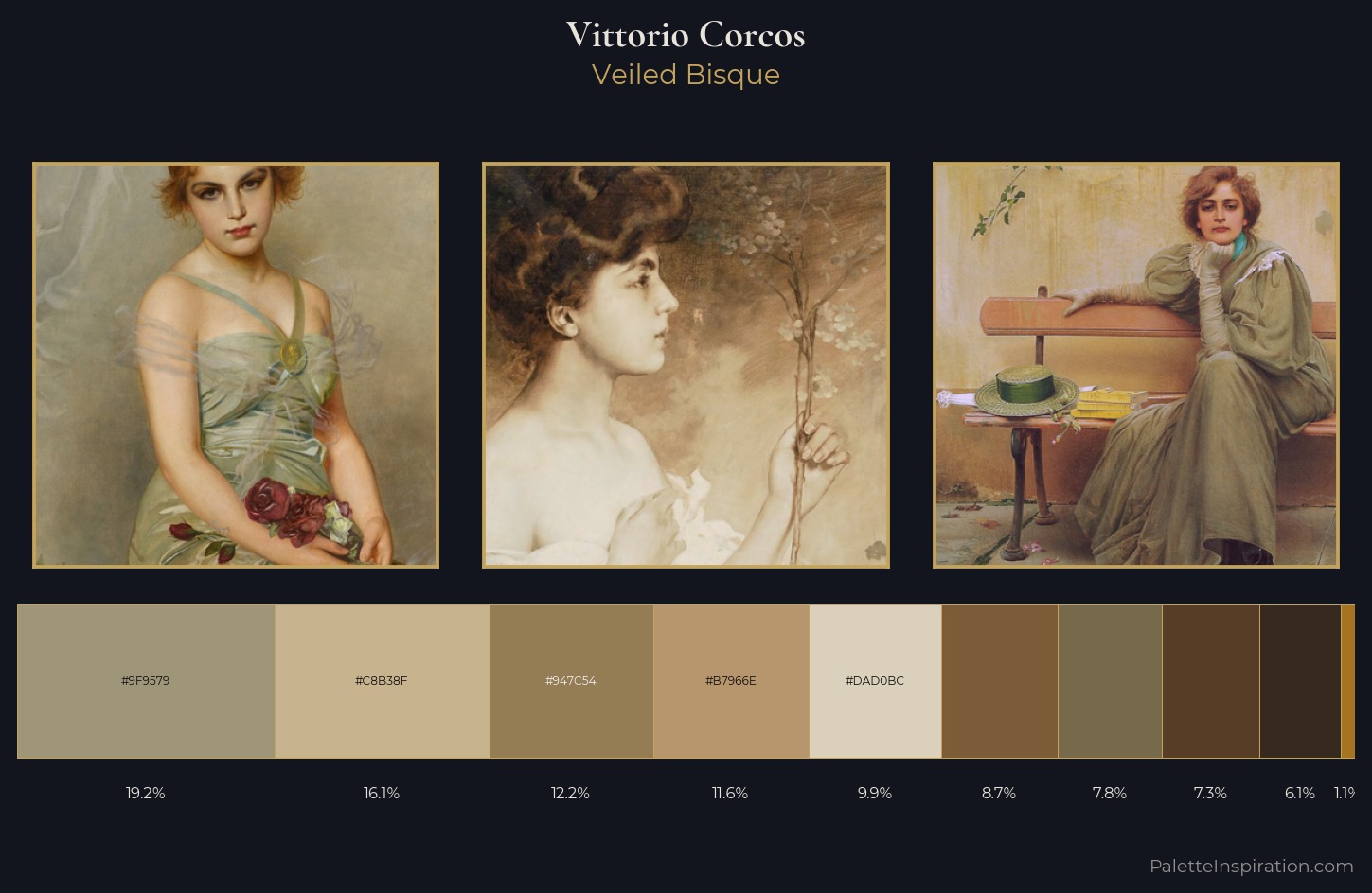 Vittorio Corcos Palette 6 — Veiled Bisque