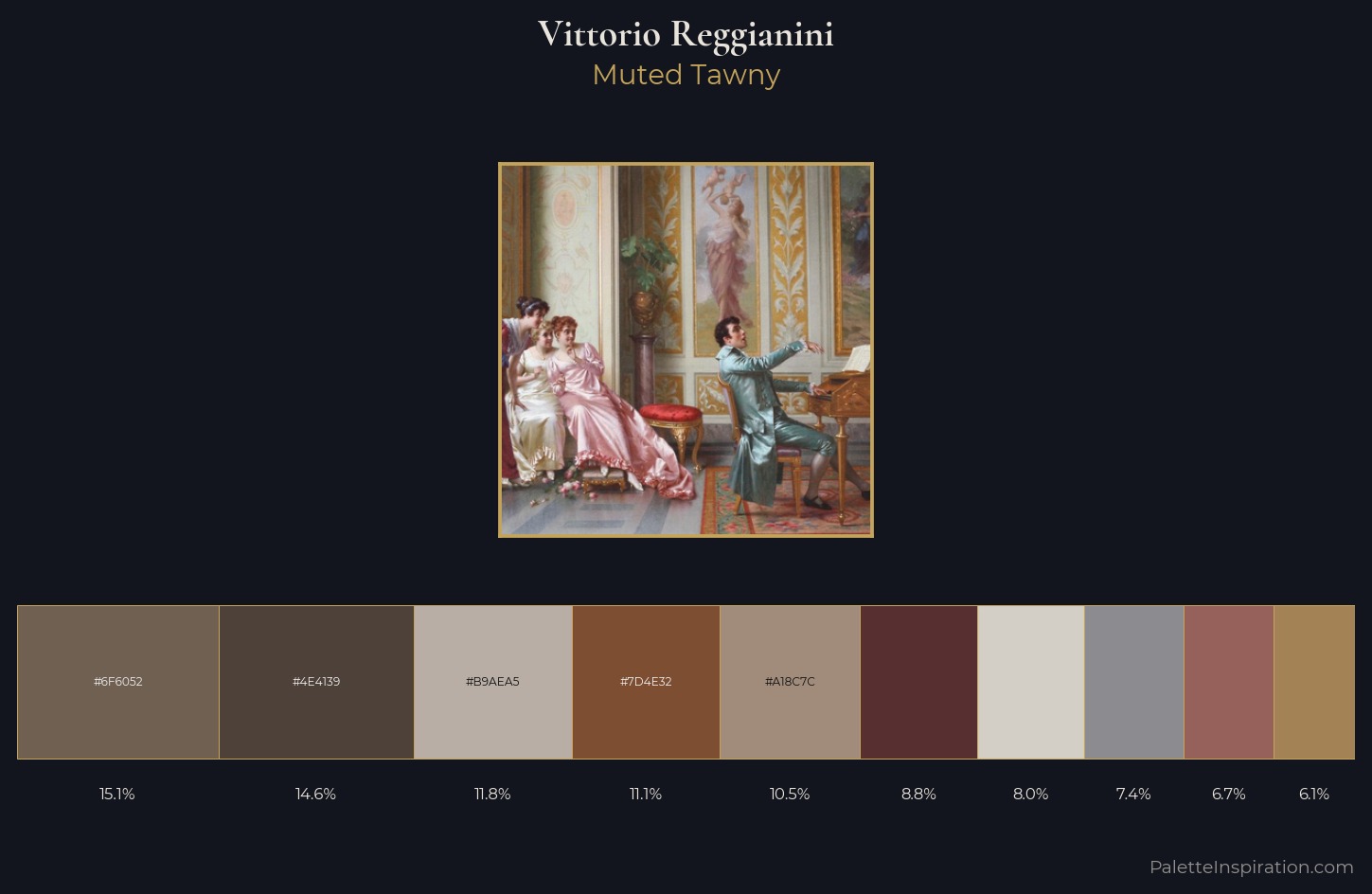 Vittorio Reggianini Palette 2 — Muted Tawny