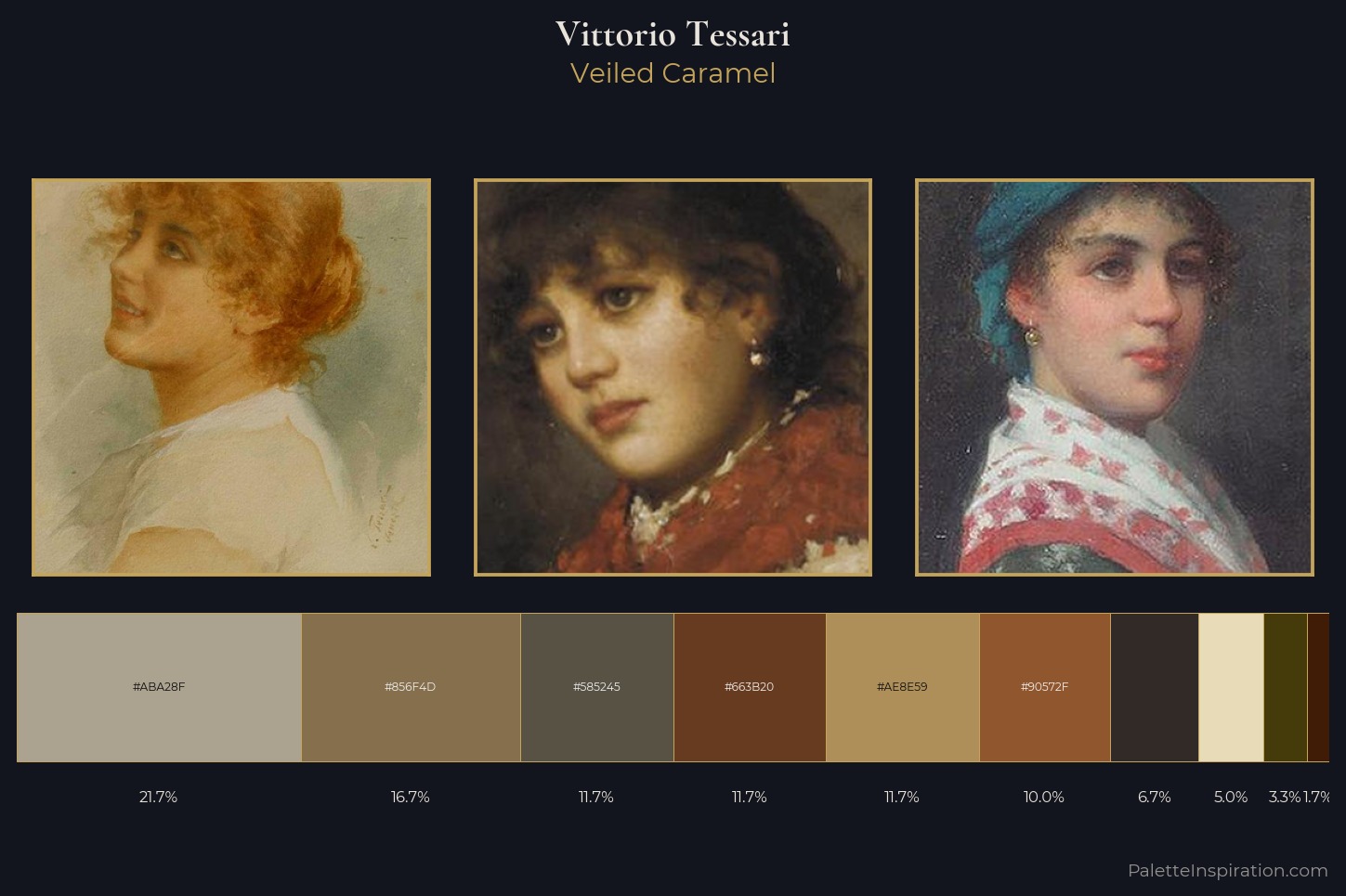 Vittorio Tessari Master Palette — Veiled Caramel
