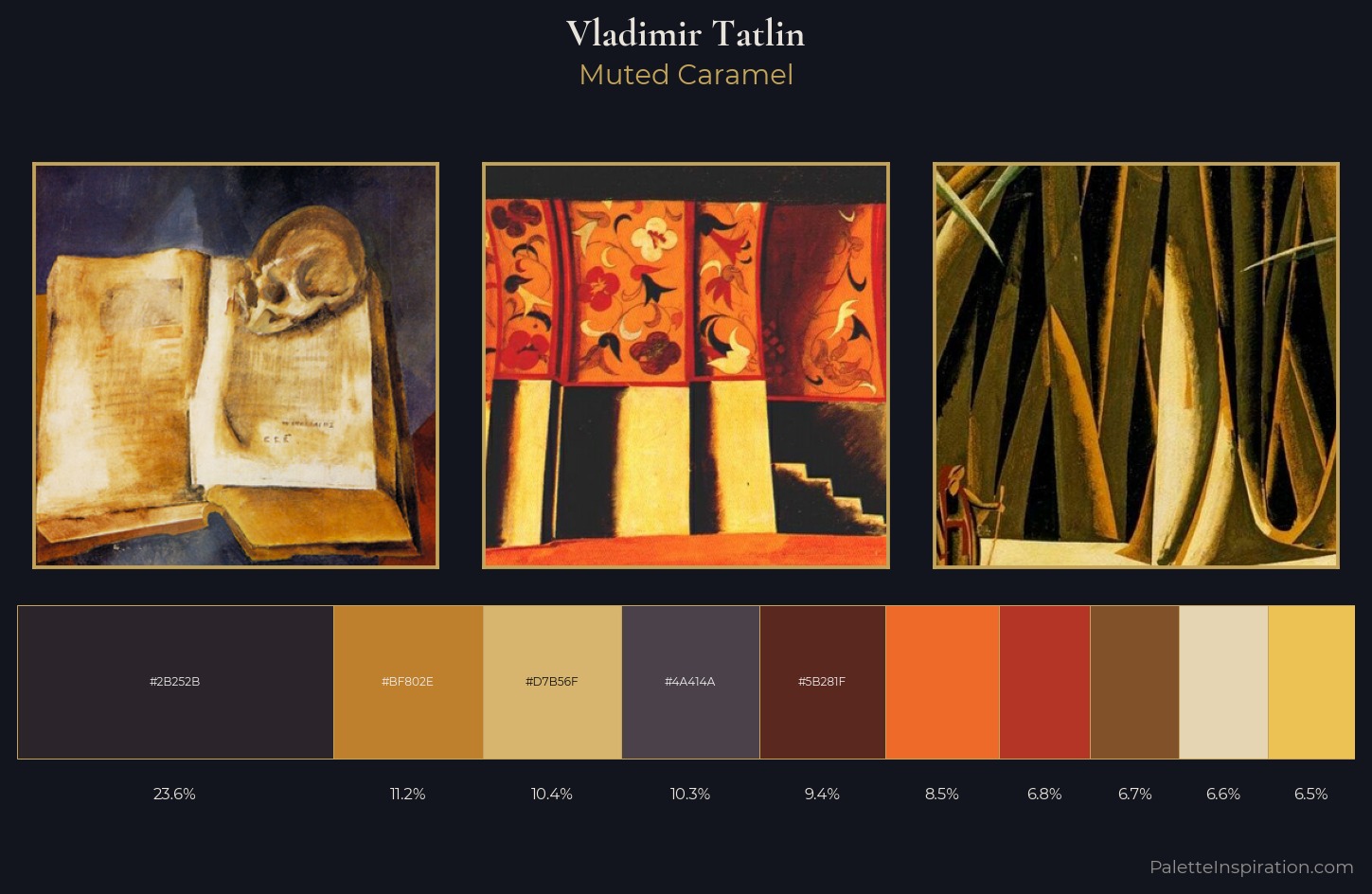 Vladimir Tatlin Palette 3 — Muted Caramel