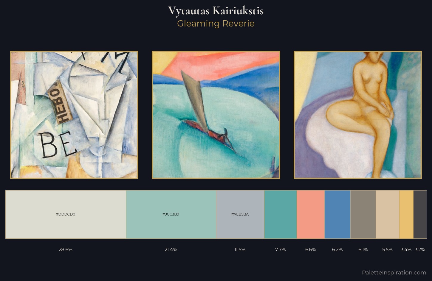 Vytautas Kairiukstis Palette 1 — Gleaming Reverie