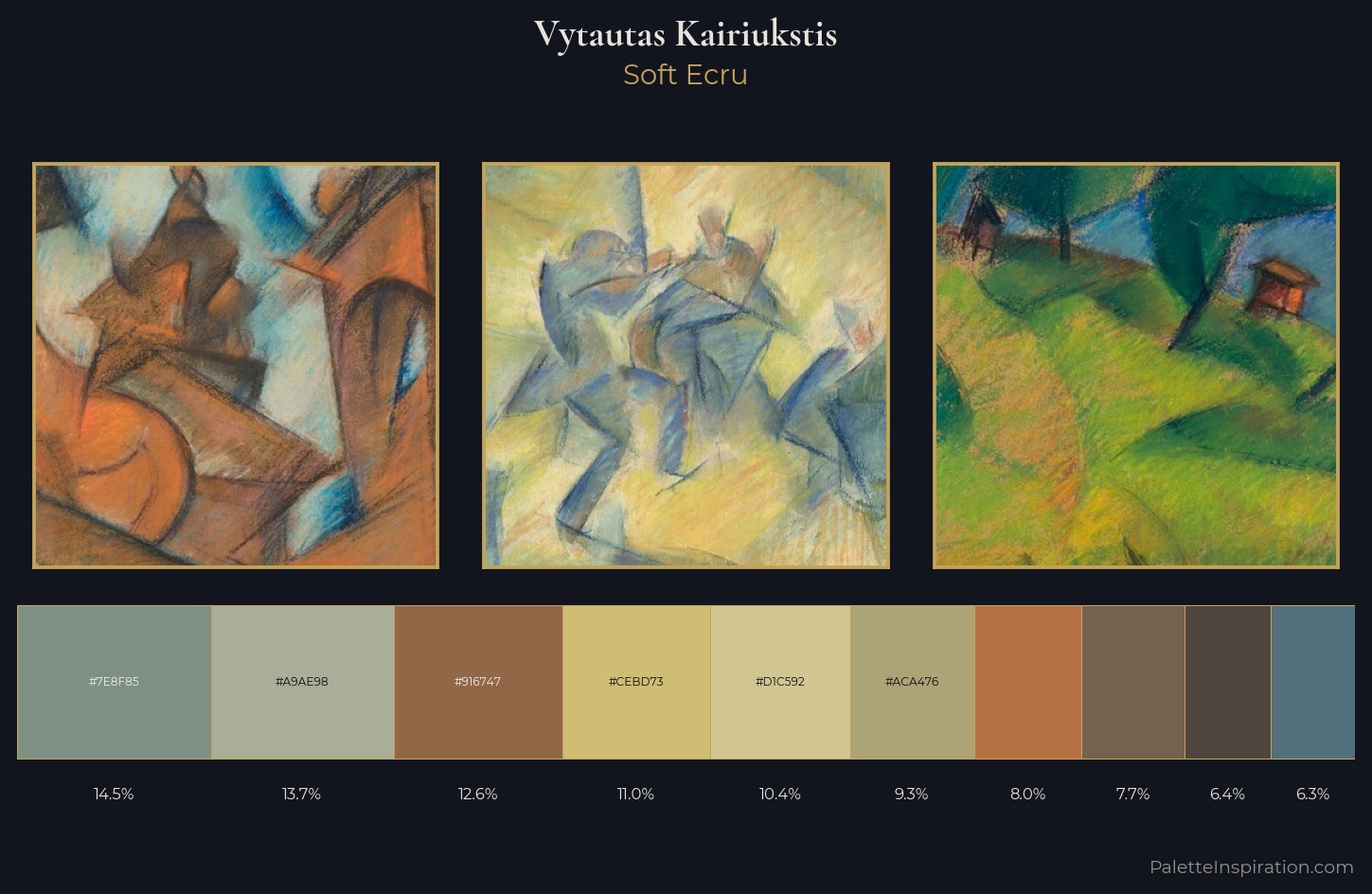 Vytautas Kairiukstis Palette 2 — Soft Ecru