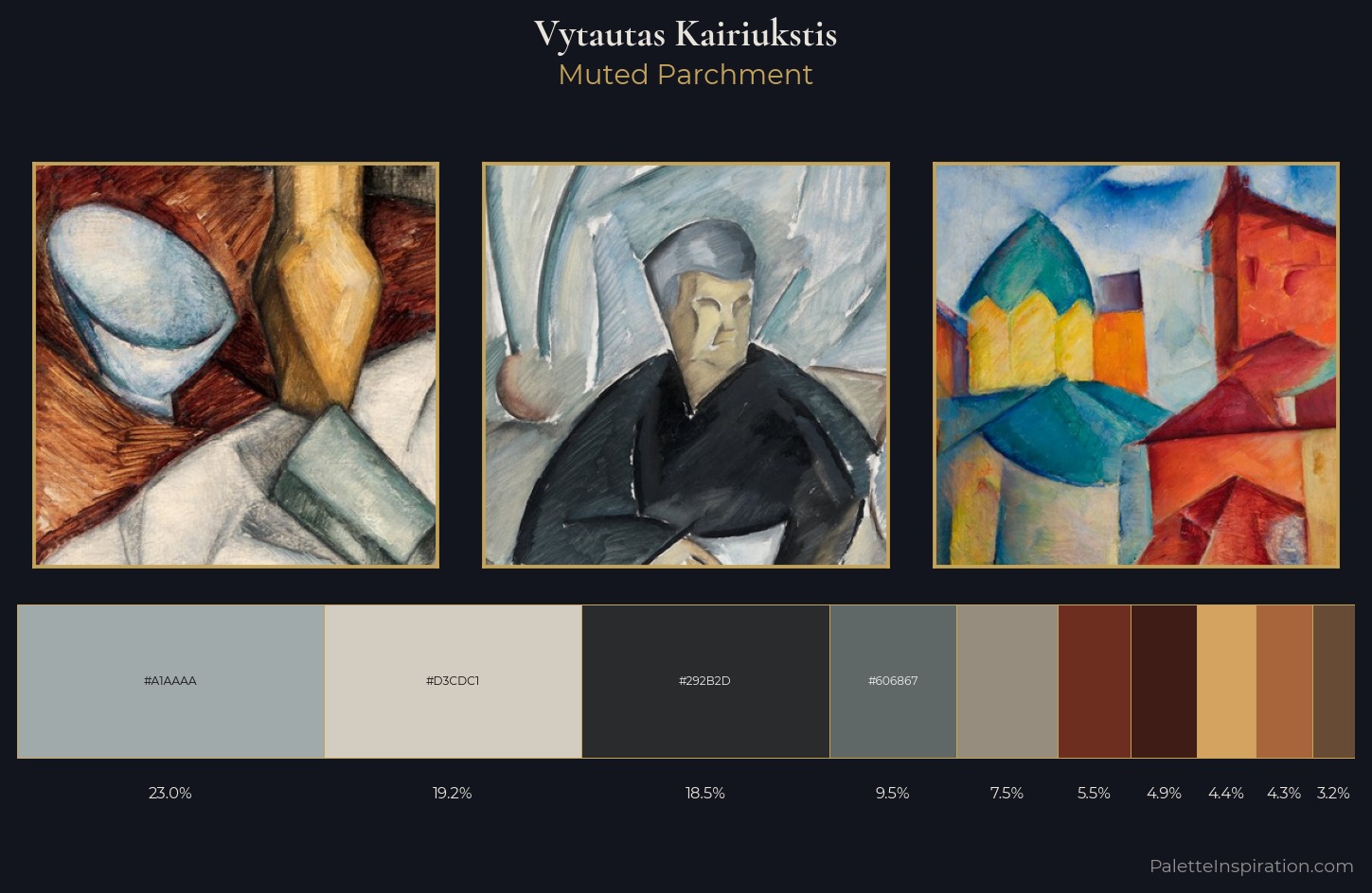 Vytautas Kairiukstis Palette 3 — Muted Parchment