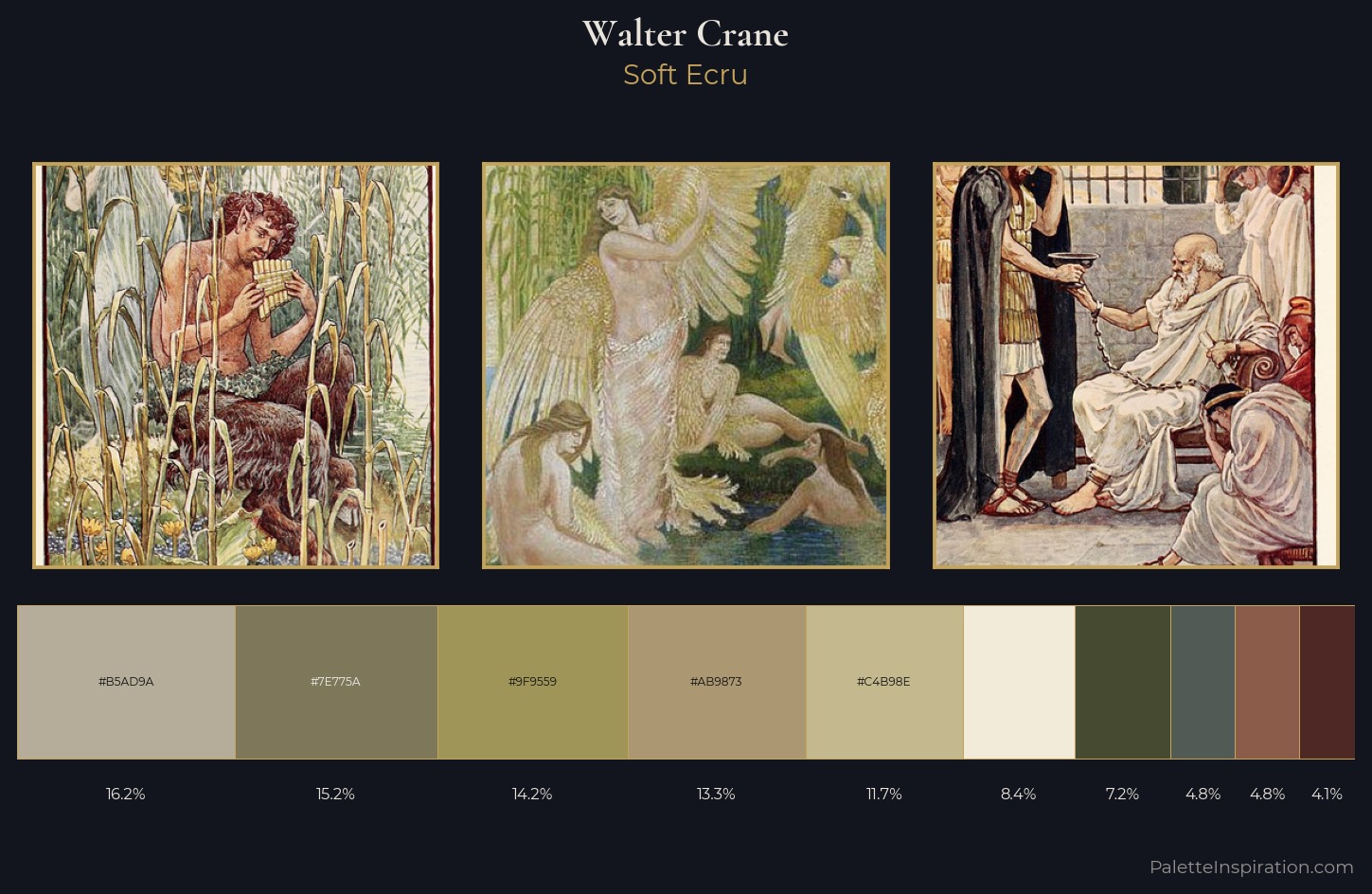 Walter Crane Palette 8 — Soft Ecru