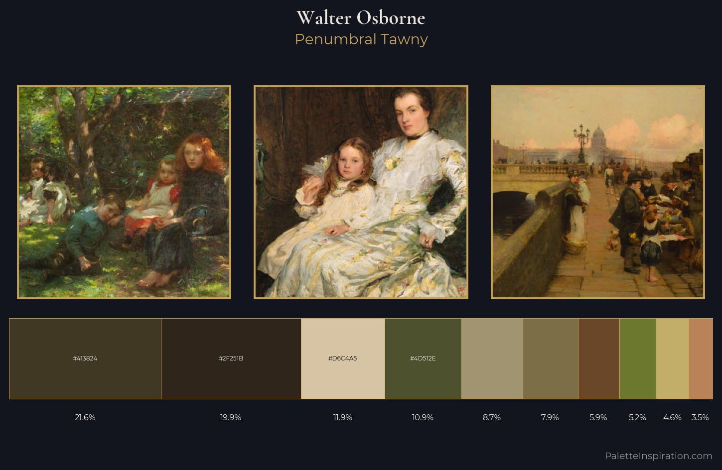 Walter Osborne Palette 4 — Penumbral Tawny