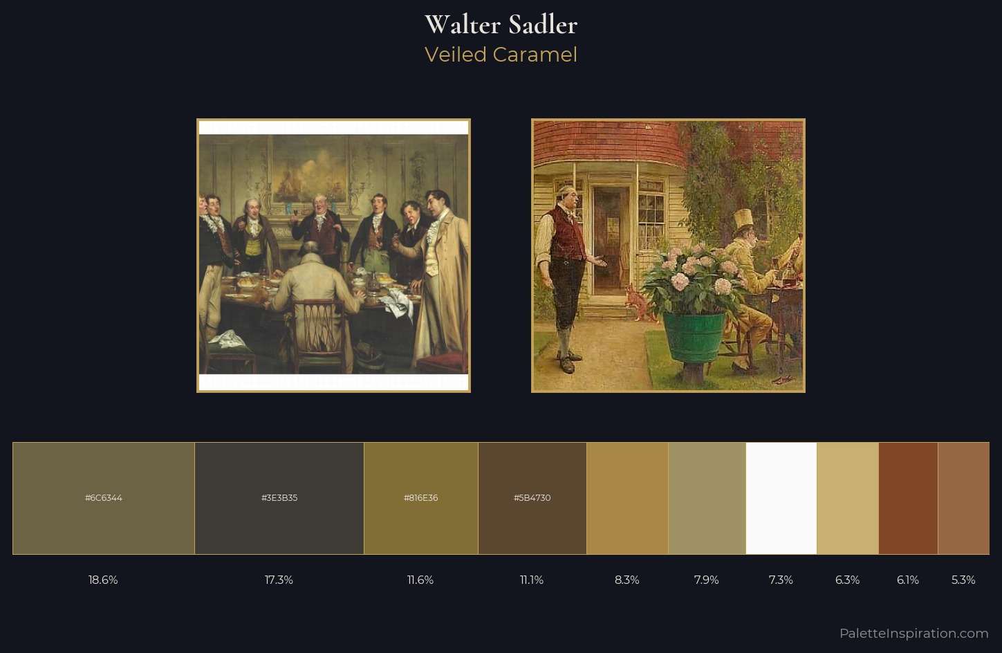 Walter Sadler Palette 1 — Veiled Caramel