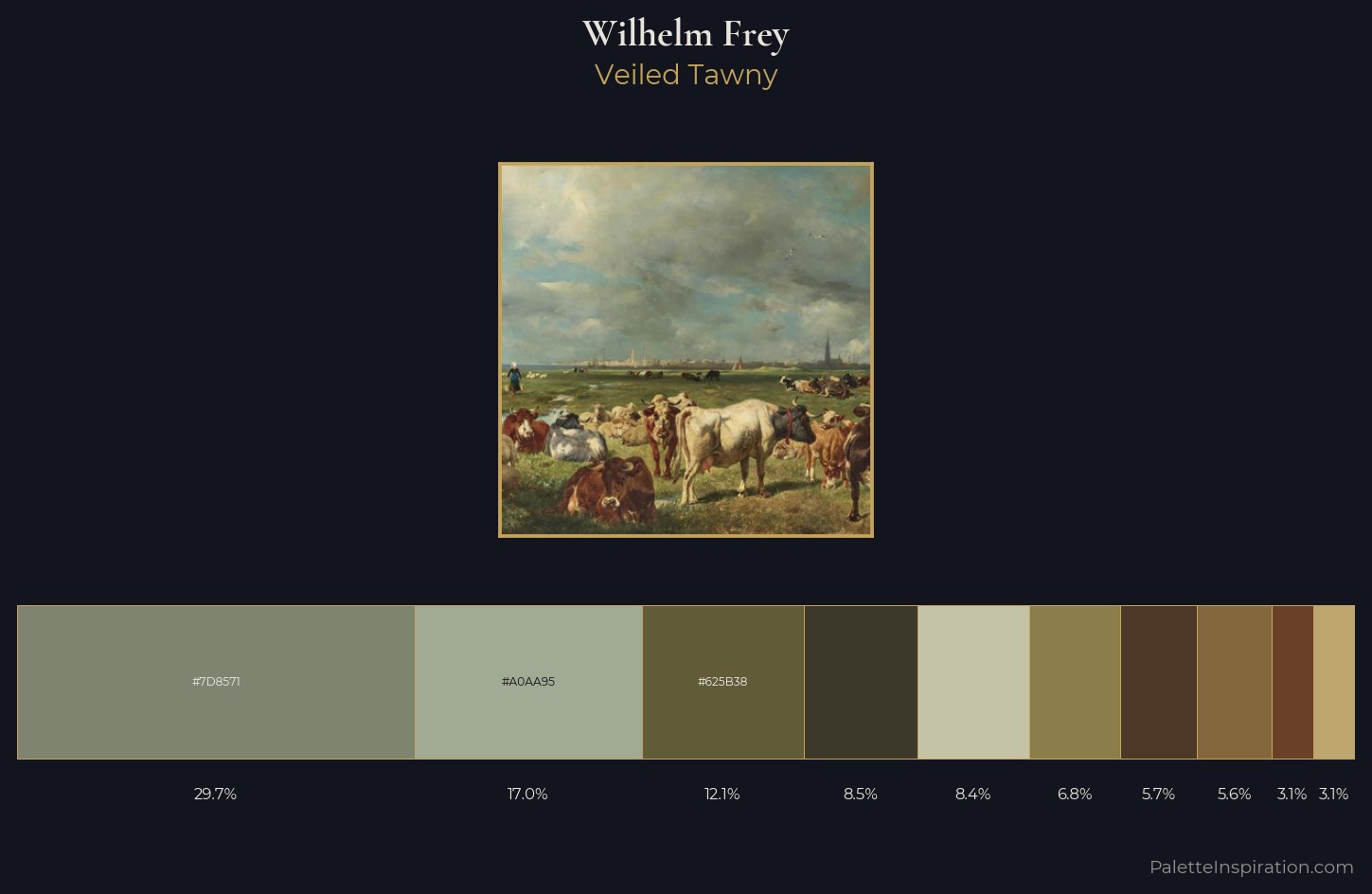 Wilhelm Frey Palette 1 — Veiled Tawny