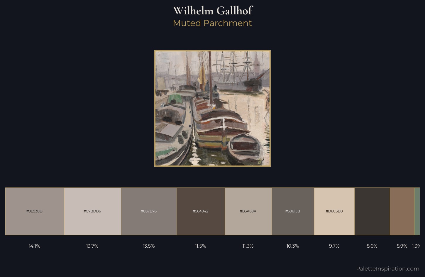 Wilhelm Gallhof Palette 2 — Muted Parchment