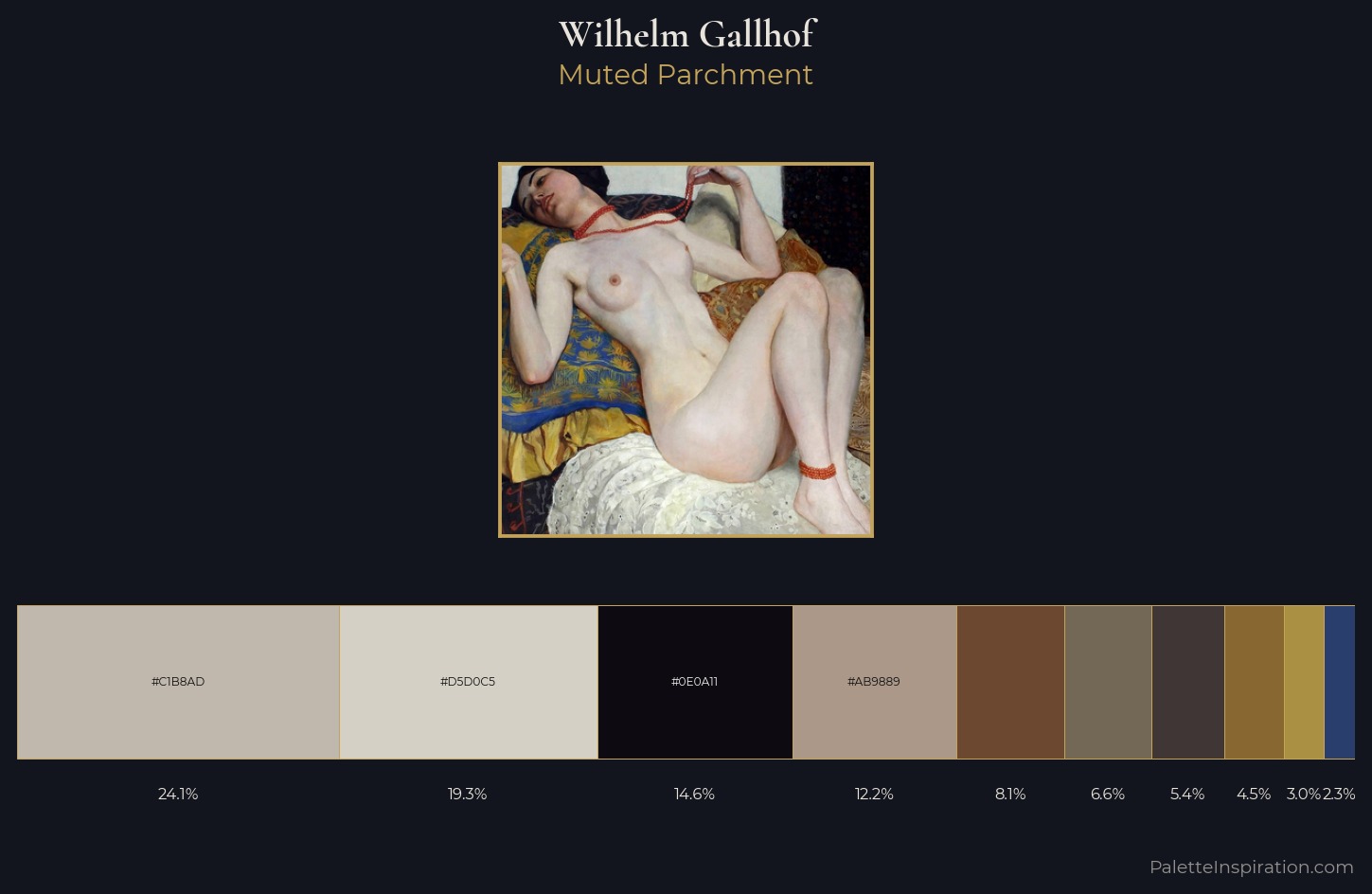 Wilhelm Gallhof Palette 3 — Muted Parchment