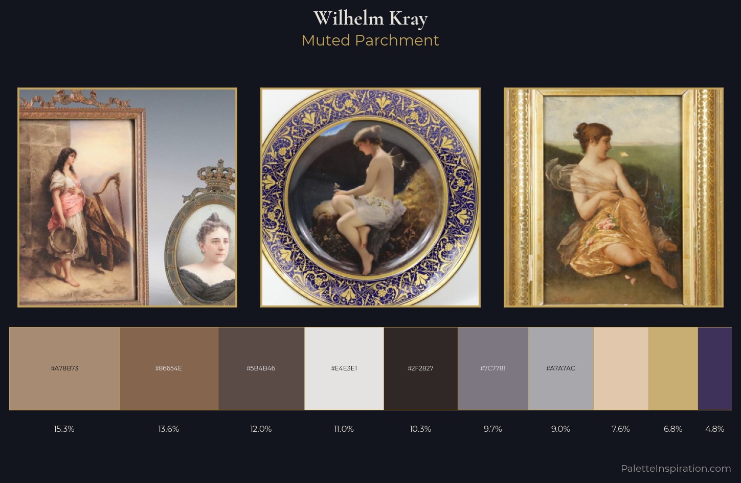 Wilhelm Kray Palette 1 — Muted Parchment