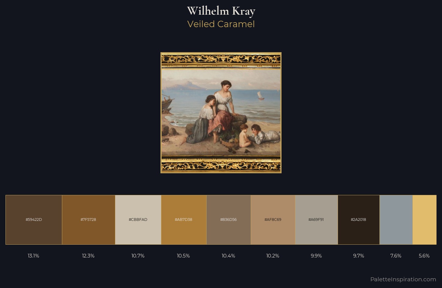 Wilhelm Kray Palette 2 — Veiled Caramel