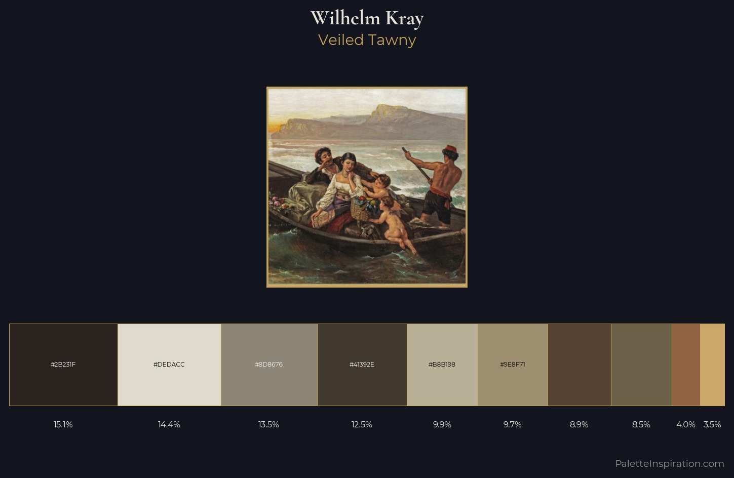 Wilhelm Kray Palette 3 — Veiled Tawny