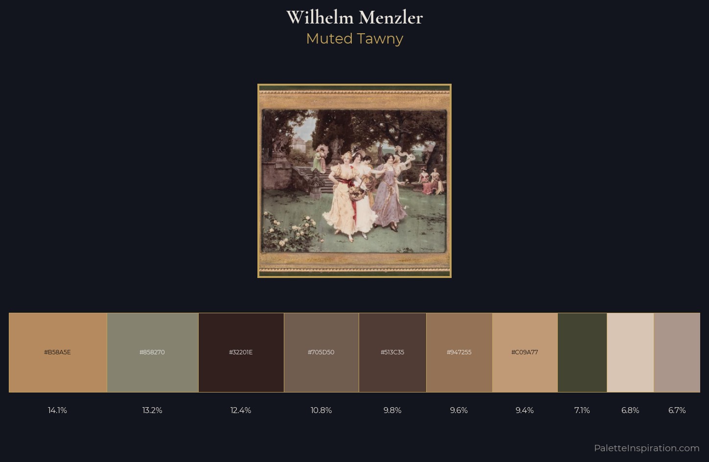 Wilhelm Menzler Palette 2 — Muted Tawny