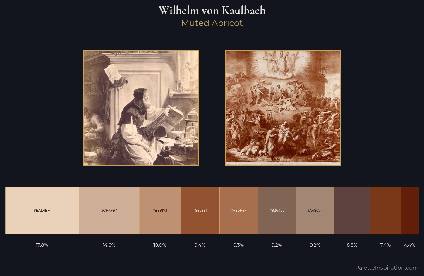 Wilhelm von Kaulbach Palette 4 — Muted Apricot