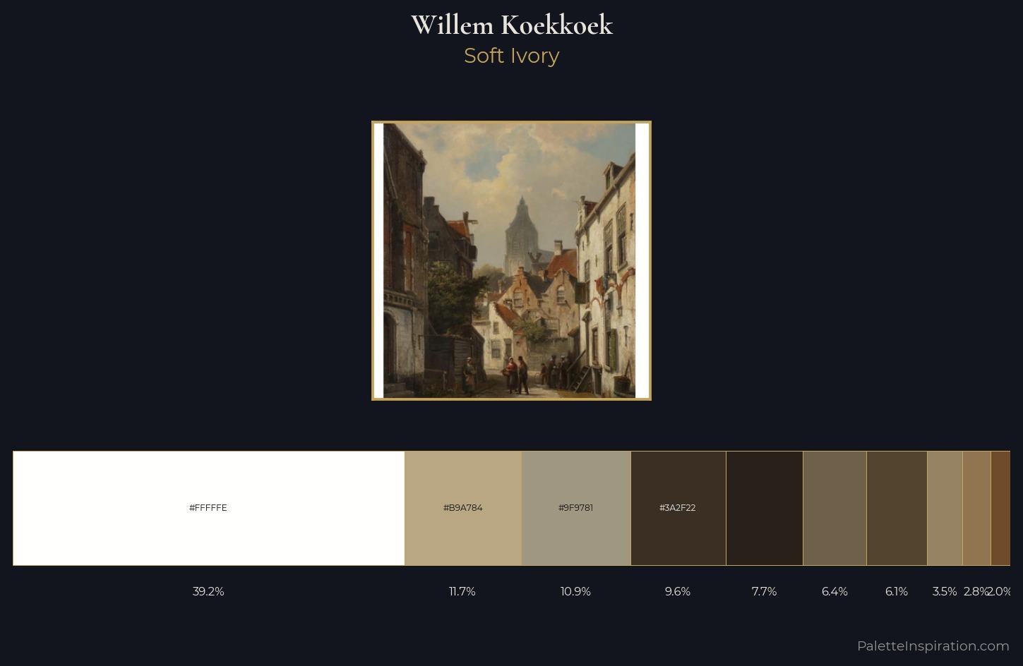 Willem Koekkoek Palette 2 — Soft Ivory