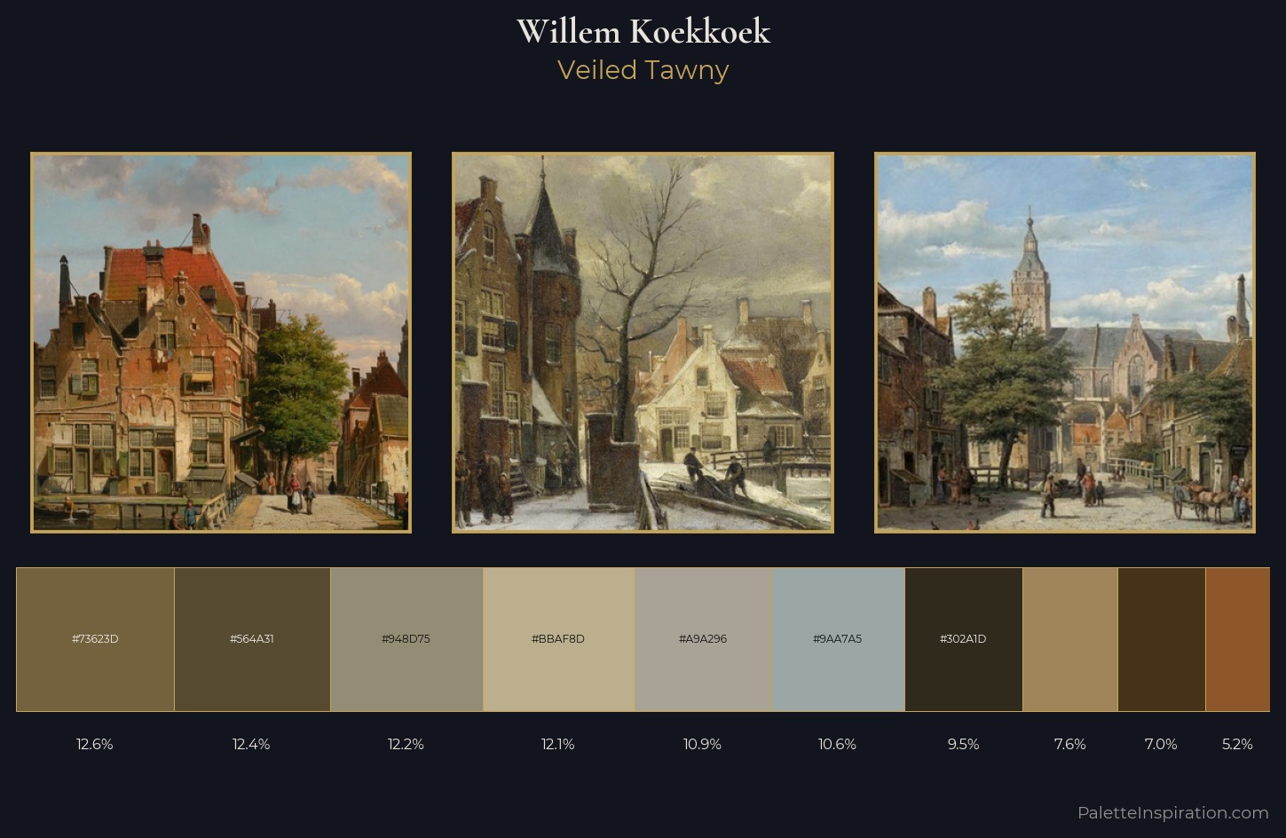 Willem Koekkoek Palette 3 — Veiled Tawny