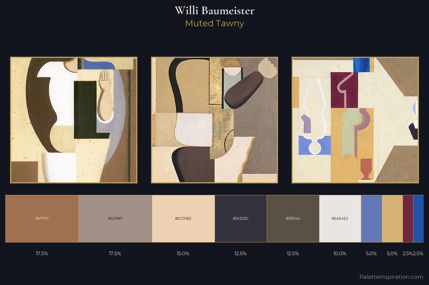 Willi Baumeister Master Palette