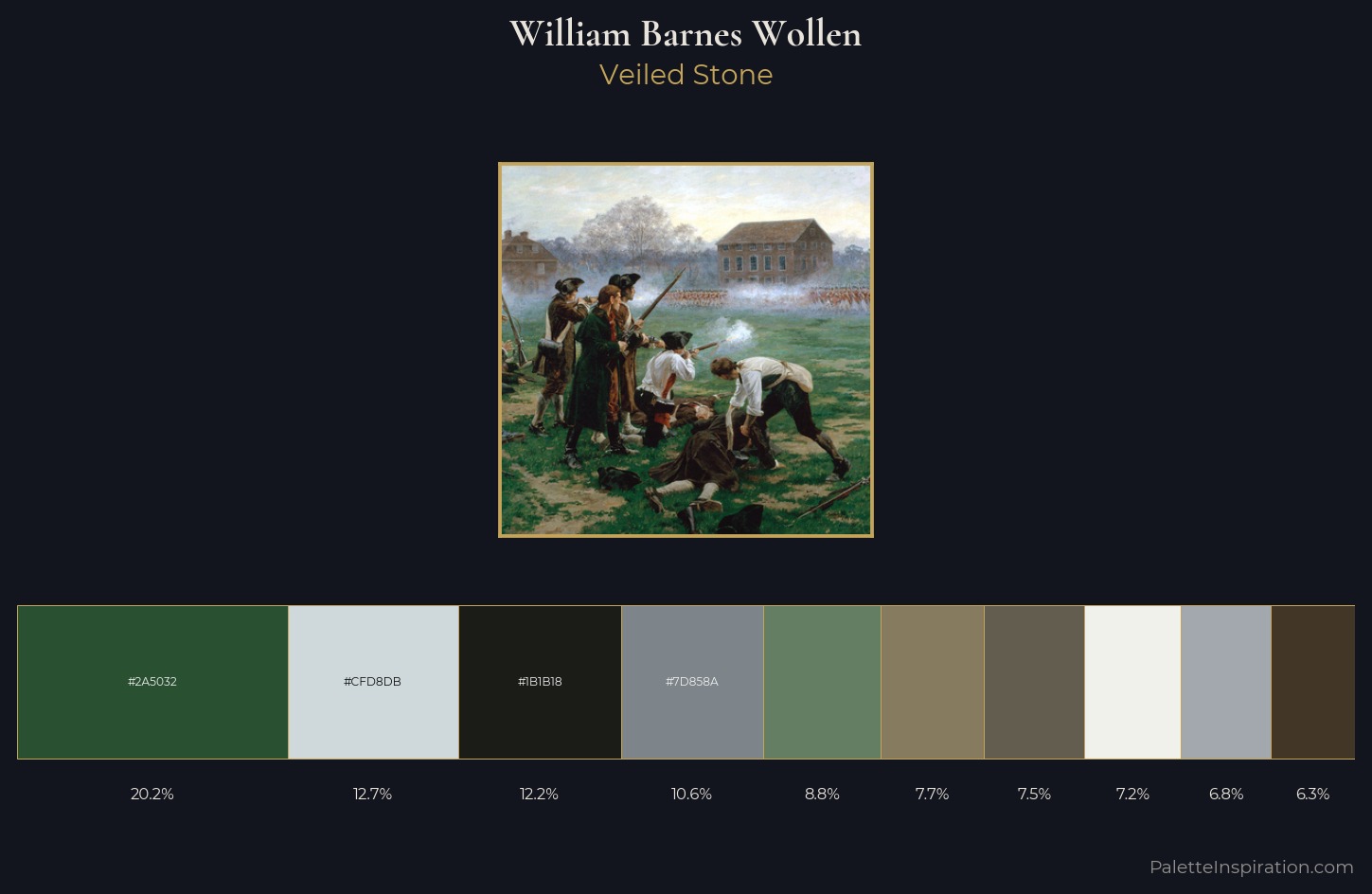 William Barnes Wollen Palette 2 — Veiled Stone
