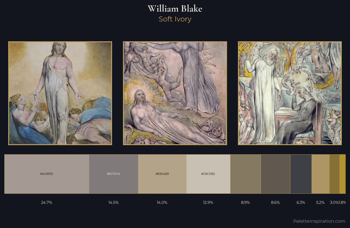 William Blake Palette 2 — Soft Ivory