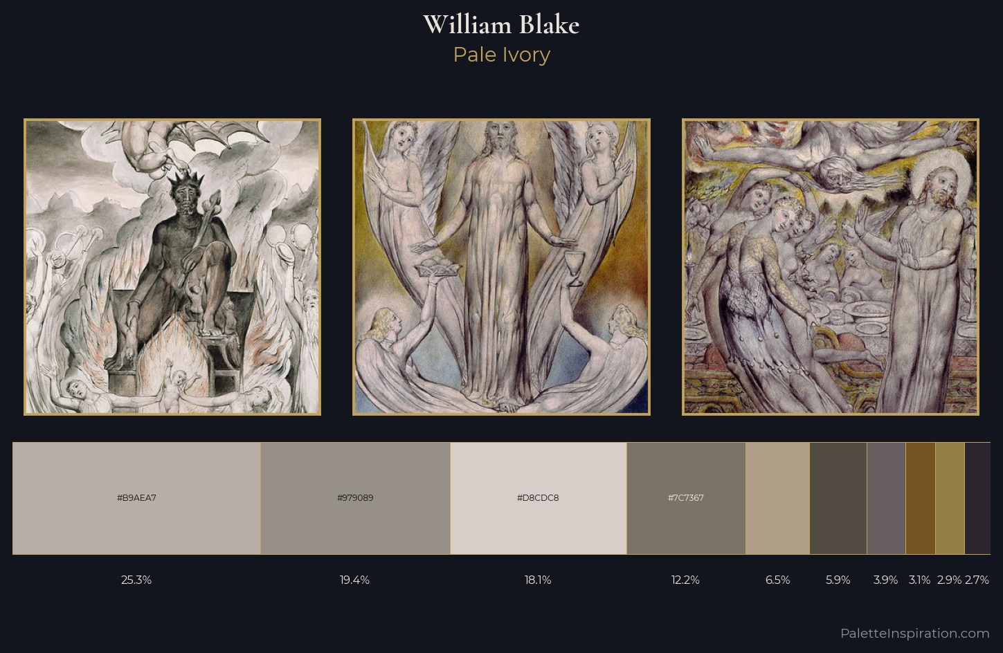 William Blake Palette 6 — Pale Ivory